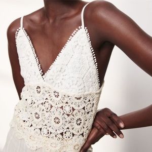 Zara lace tank